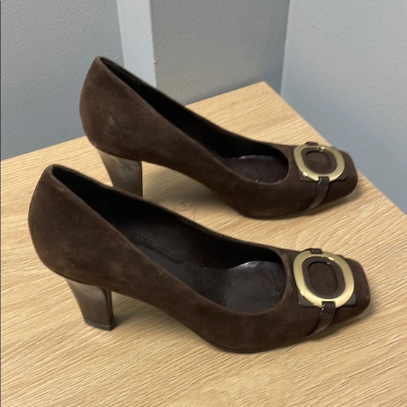 Vintage EUC Franco Sarto Brown Women's Shoes Approximately Size 7-7.5. - Picture 5 of 6